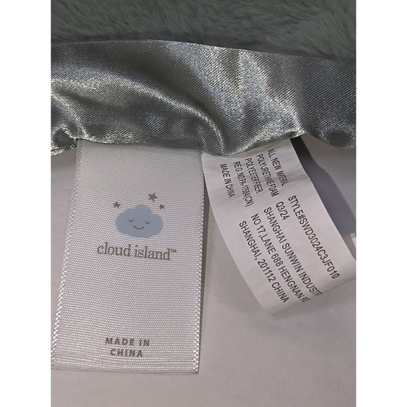Cloud Island Winged Dragon Lovey Sage Green Satin Trim Security Lovey Ultra Soft - Picture 5 of 9